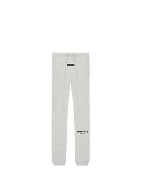 Fear of God Essentials Light Grey Logo Sweatpants